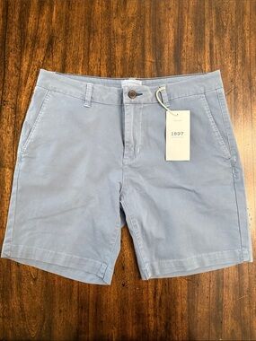 Glik’s 1897 Men's Malibu Blue Casual Chino Shorts